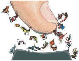 Dirty Finger germs avoided with Eye*Pod Magic